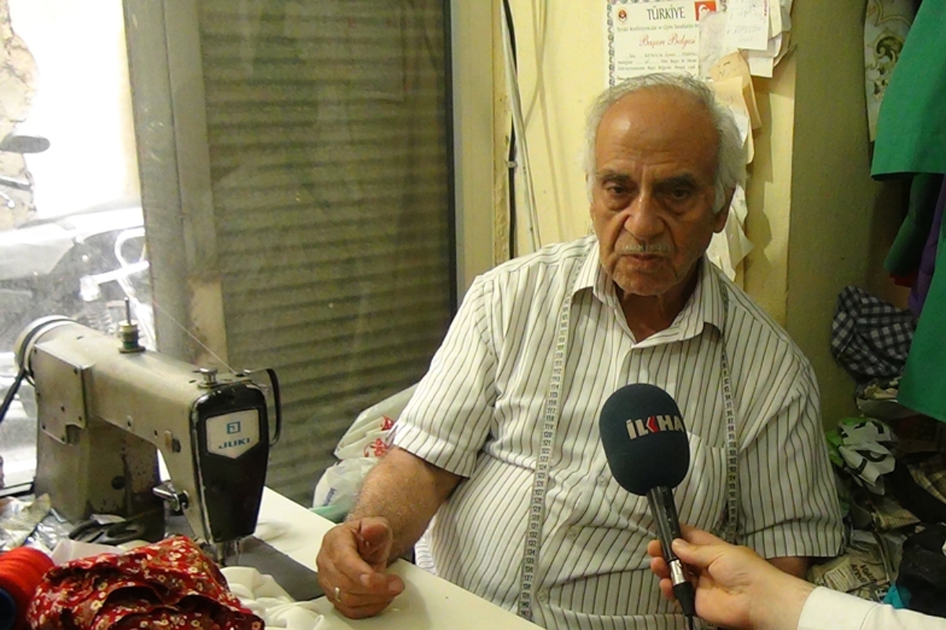 Gaziantepli terziler mesleklerinin bitmesinden endişeli Gaziantepli terziler mesleklerinin bitmesinden endişeli